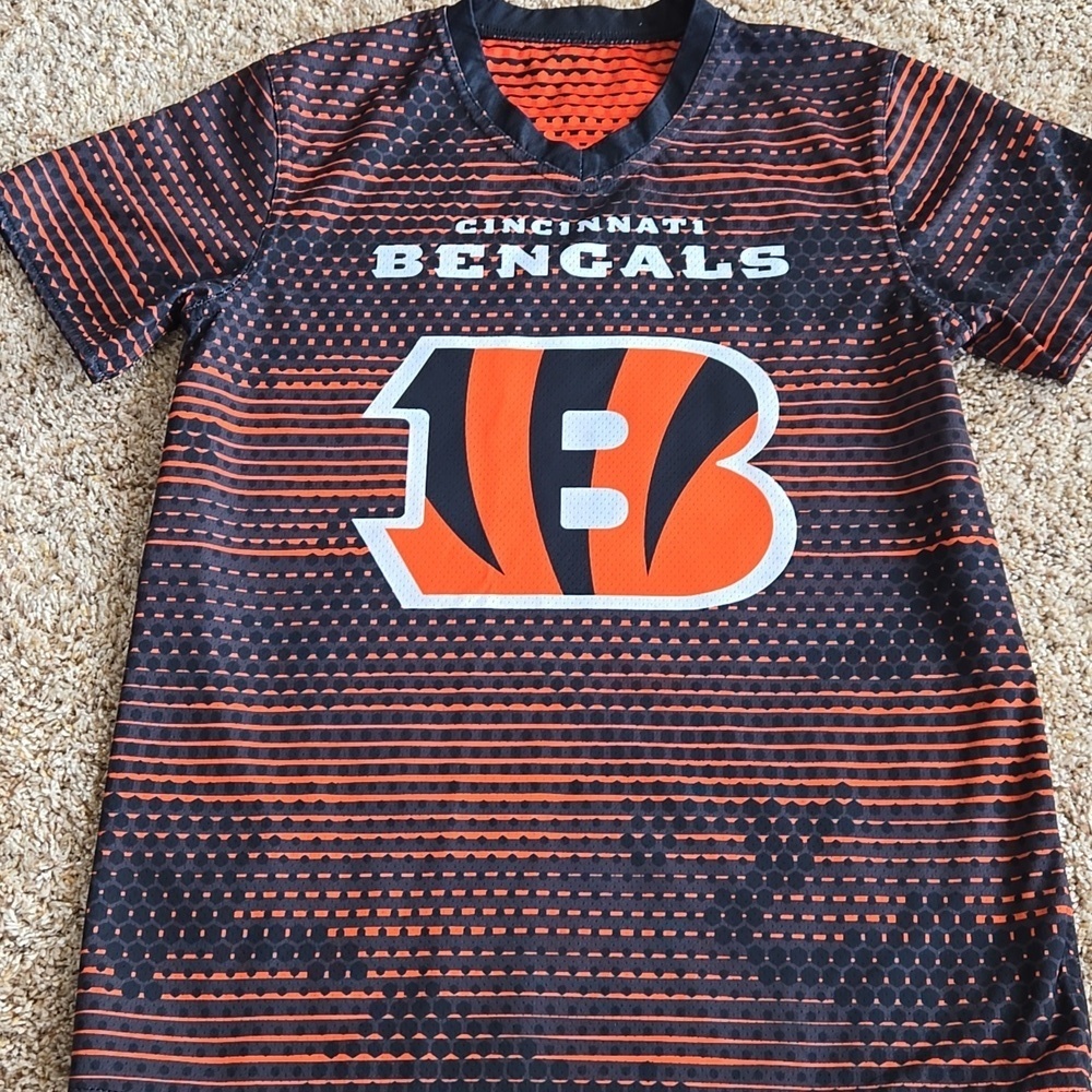 NFL Cincininati Bengals reversible jersey, youth XL, DryExcell, Euc